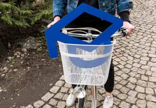 Girl on bicycle