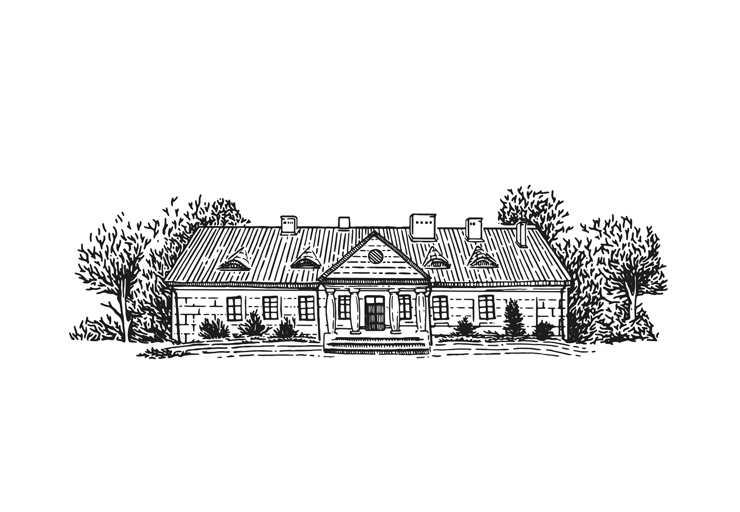 Old house drawing