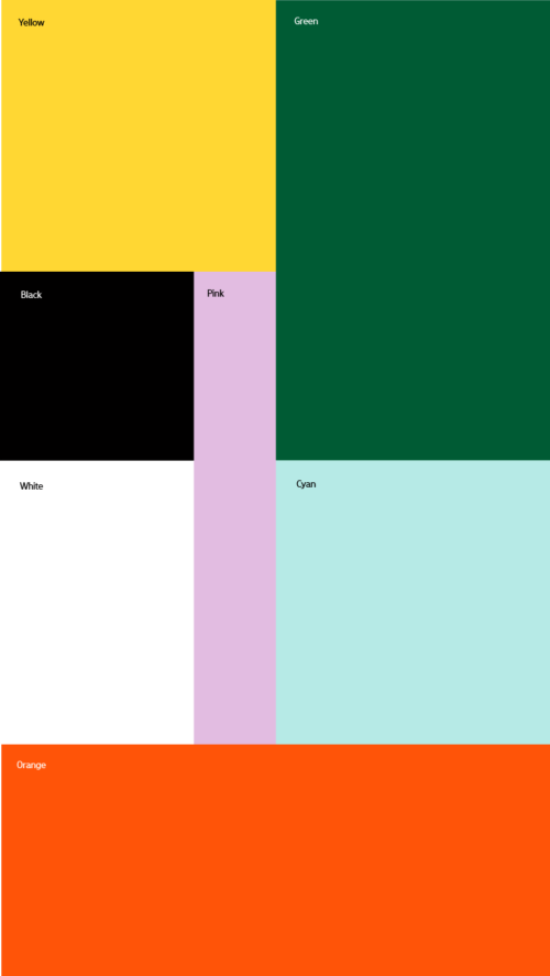 Brand design color palette