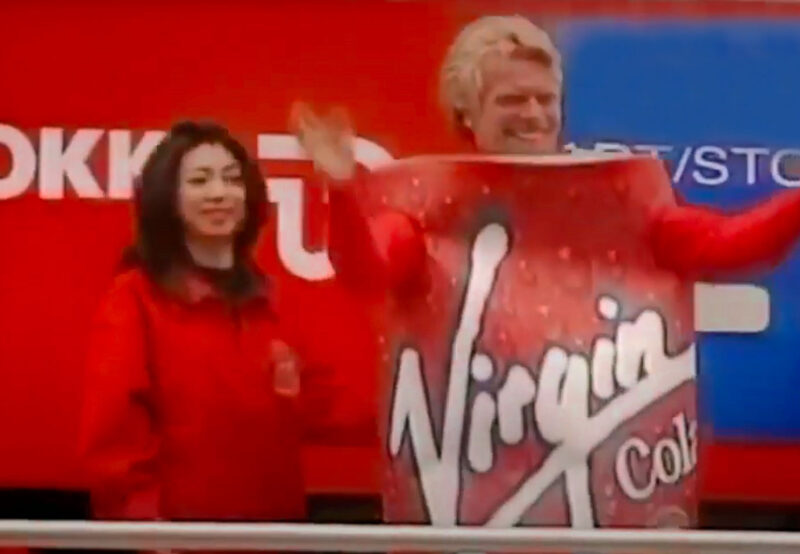 Virgin coke event