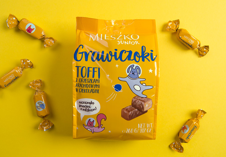 chocolate packaging for Mieszko