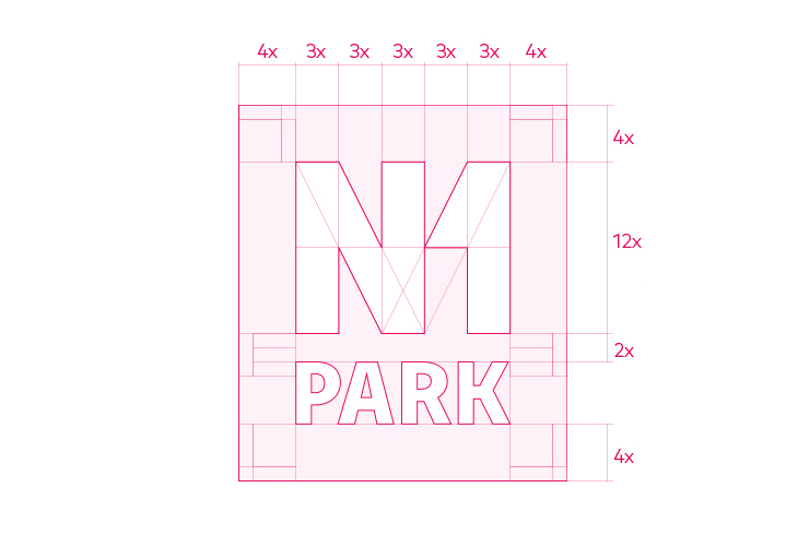 Logo N1 Park grid by Perform Brand Design