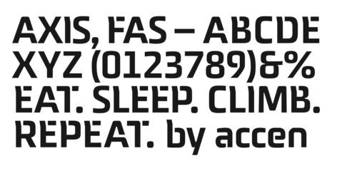 font specjalny
