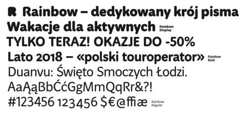 font firmowy